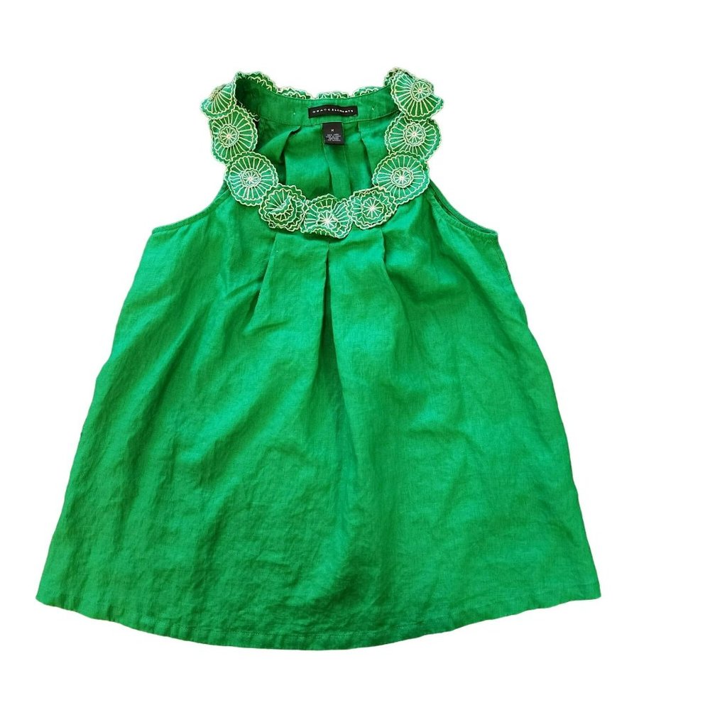 Grace Elements Green Sleeveless Top Medium